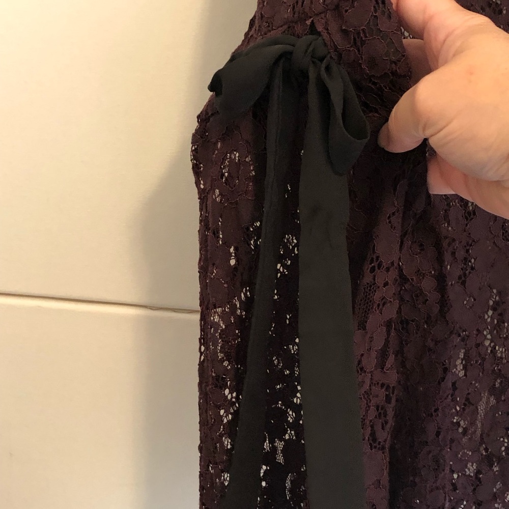 11. LOFT Long Bell Sleeve, Lace Blouse - Picture 7 of 10
